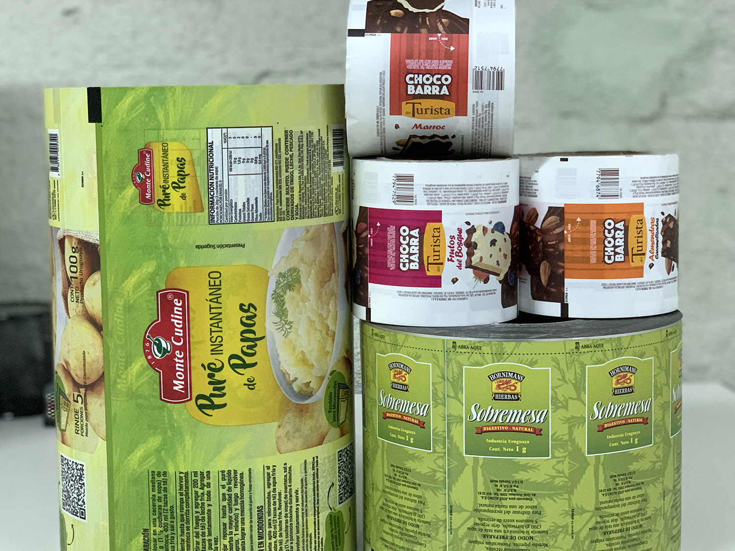 Amplia gama de productos laminados con todos los films que se utilizan en el mercado del embalaje flexible